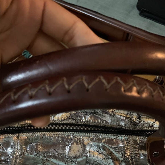 PAURIC SWEENEY METALLIC LEATHER BAG - Picture 12 of 16